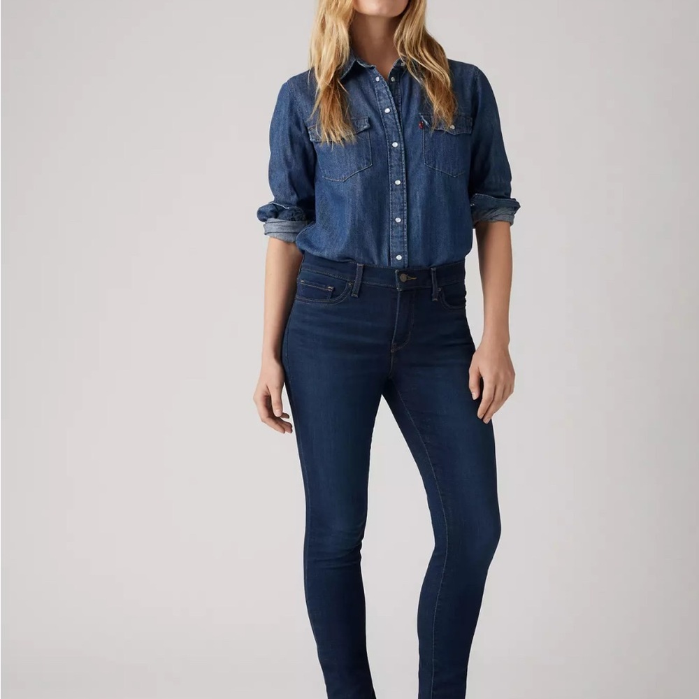 Levi's Women's Deep Indigo Skinny Jeans